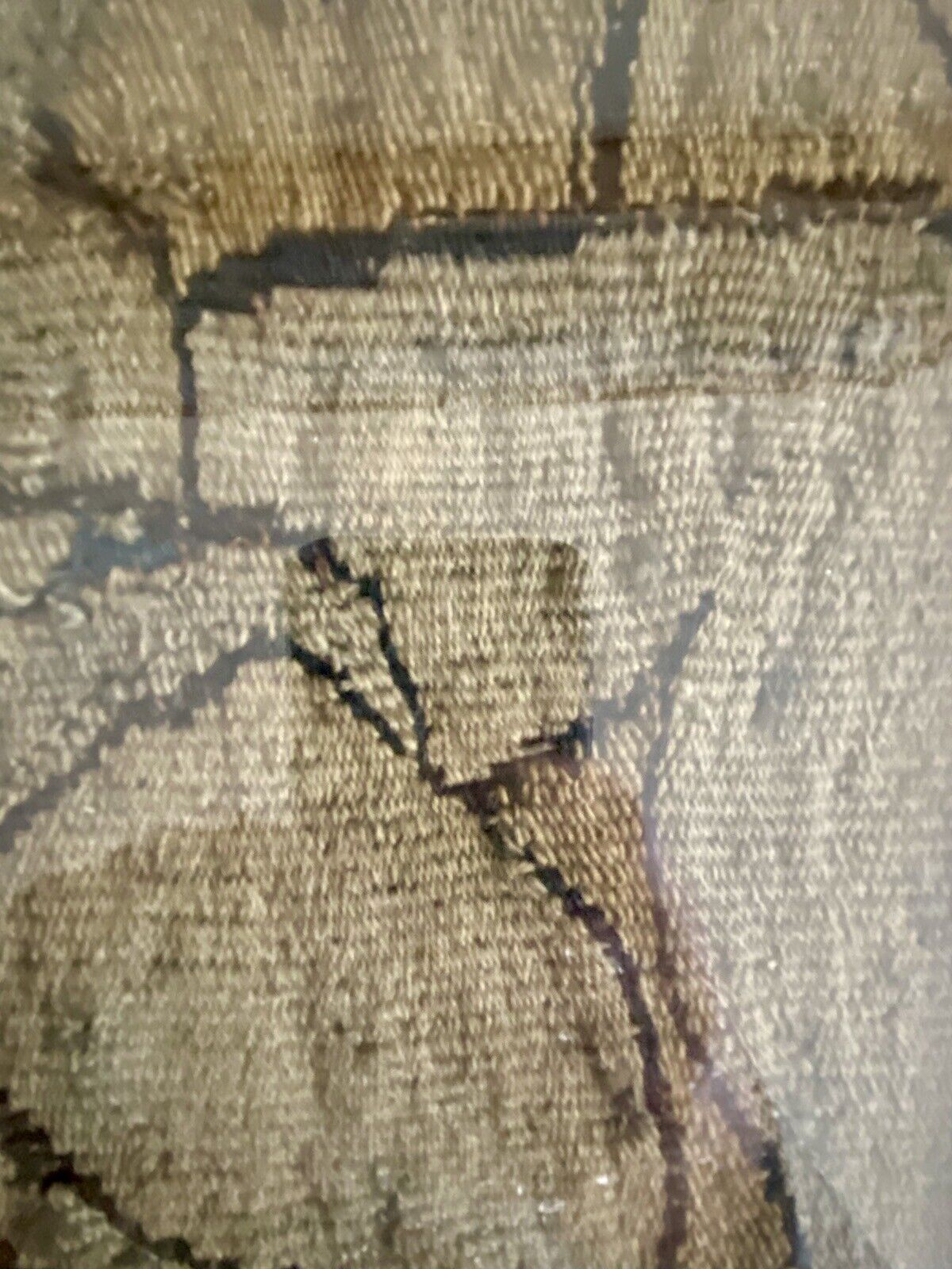 1700s French Renaissance Tapestry Fragment in Frame