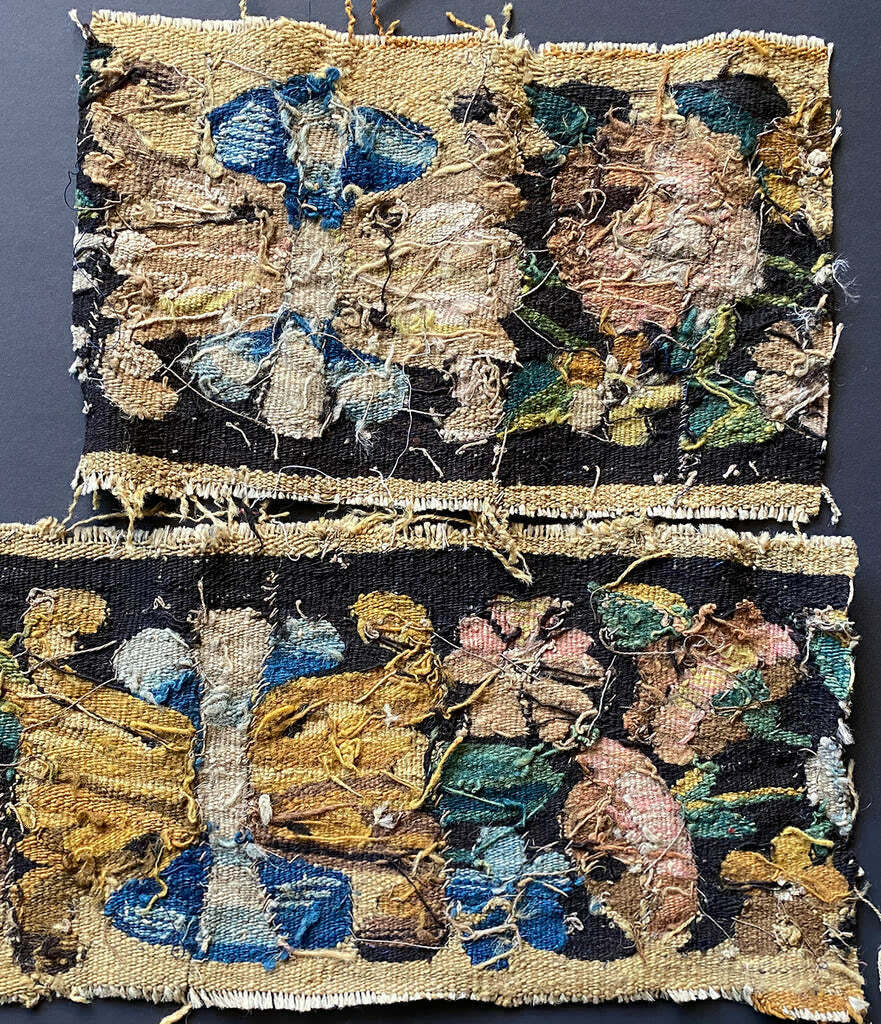 18th Century Aubusson Flemish Tapestry Fragments