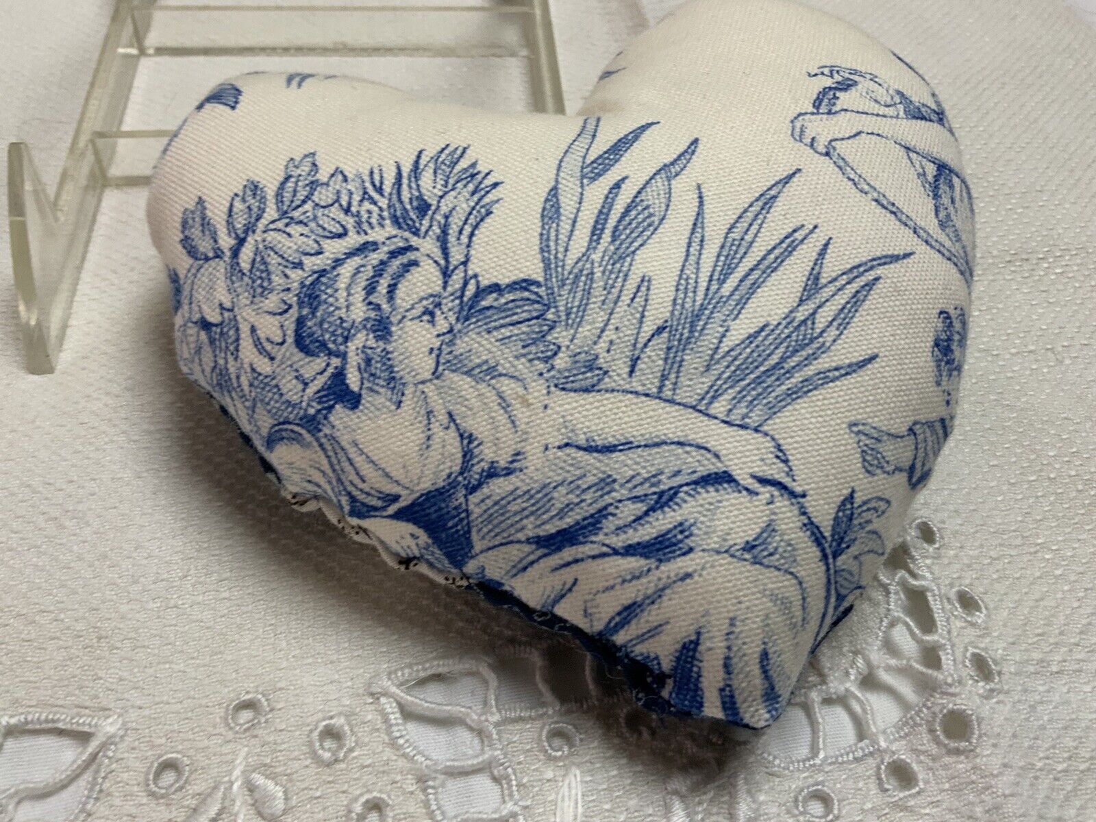 Vintage Heart-Shaped Pillows from Early 1900s Quilt