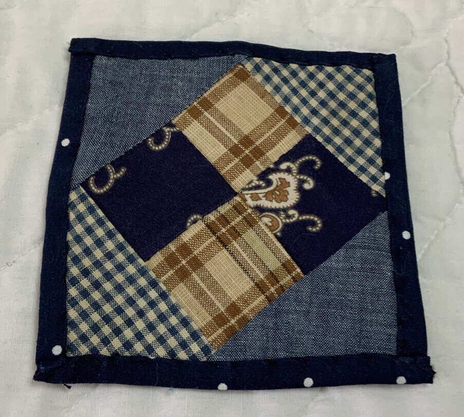 Antique Patchwork Mini Quilt Table Topper