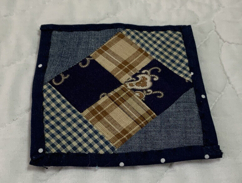 Antique Patchwork Mini Quilt Table Topper