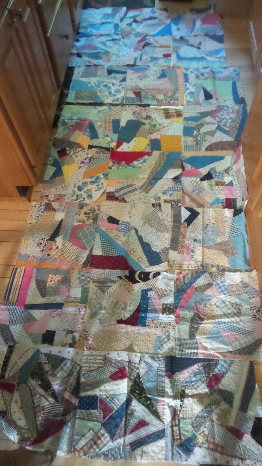 Vintage Quilt Squares Set - Early 1900s Fabric