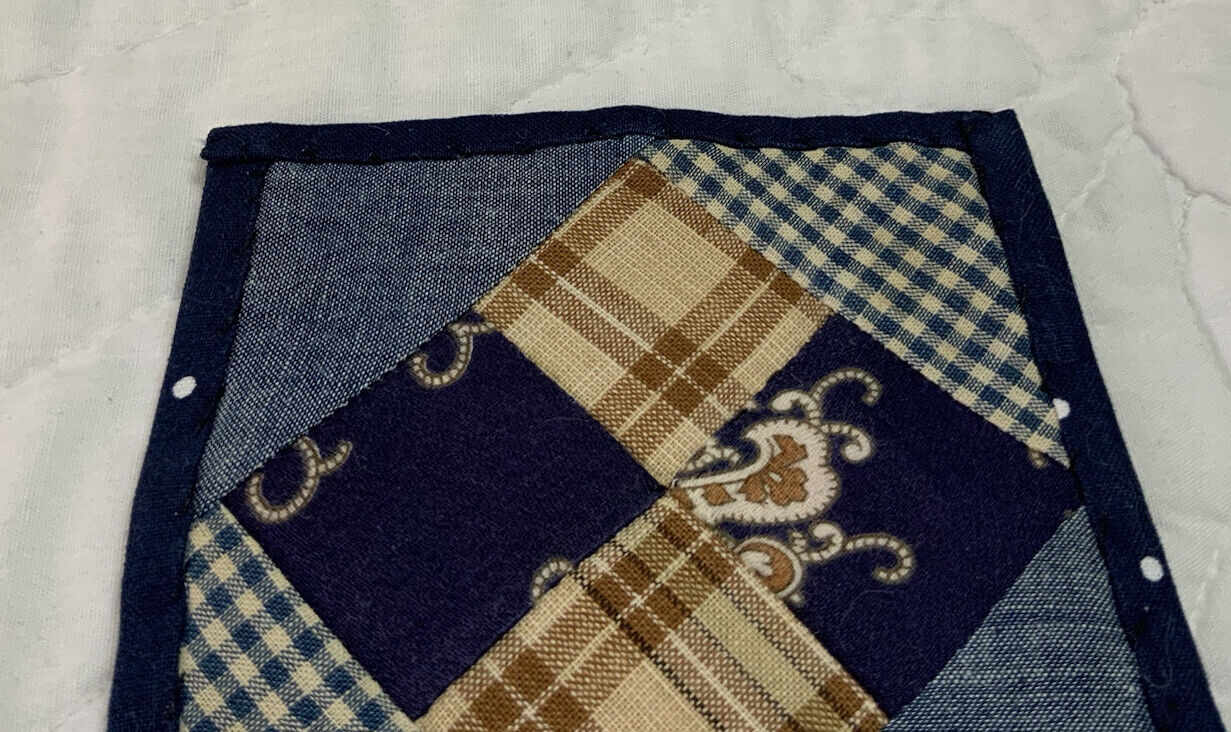 Antique Patchwork Mini Quilt Table Topper