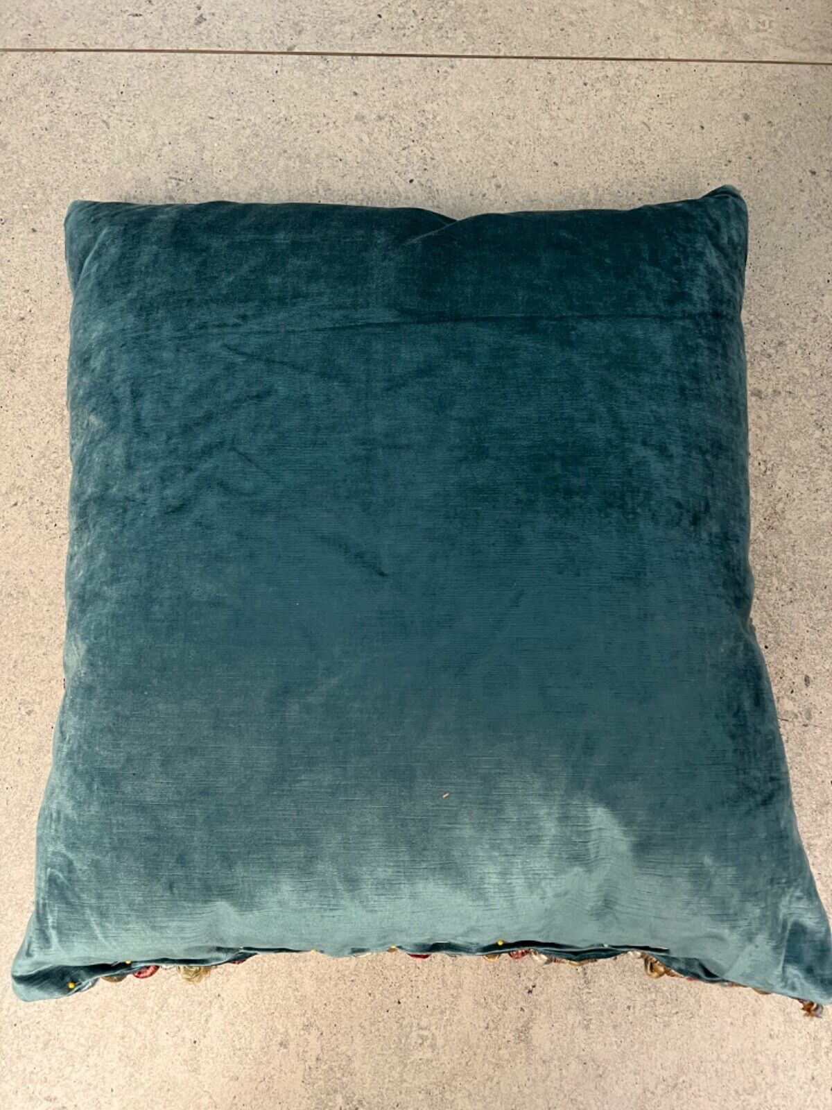 Rare 1700s French Aubusson Tapestry Pillow