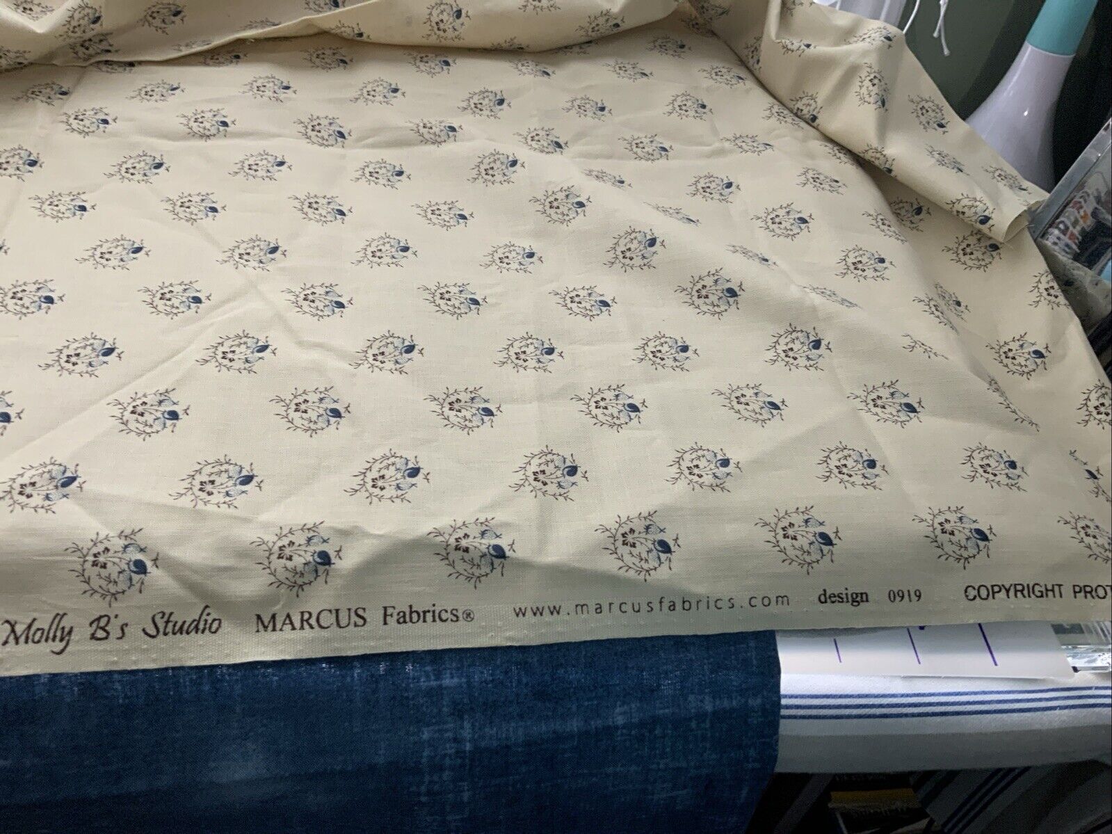 Molly B's 1800s One Yard Fabric Pattern