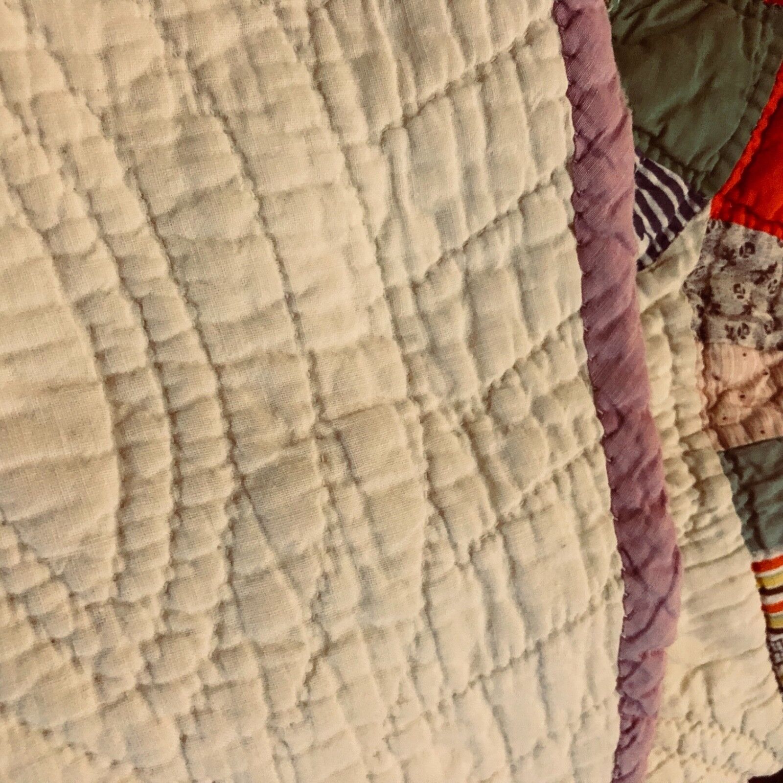 Antique Wedding Ring Quilt from Early 1900s