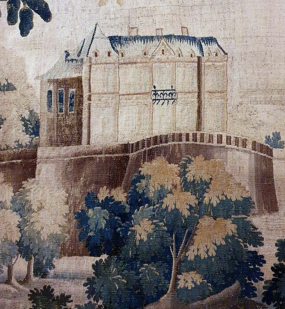 18th Century French Aubusson Tapestry with Hounds