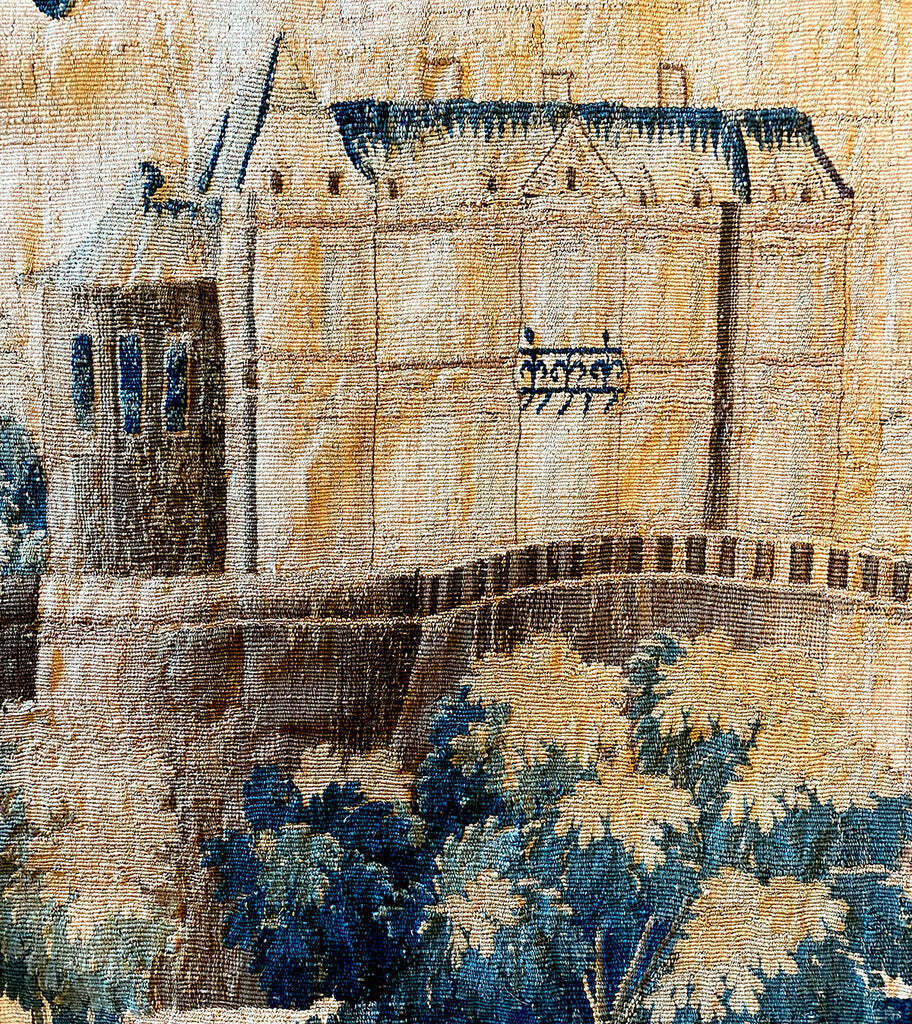 18th Century French Aubusson Tapestry with Hounds