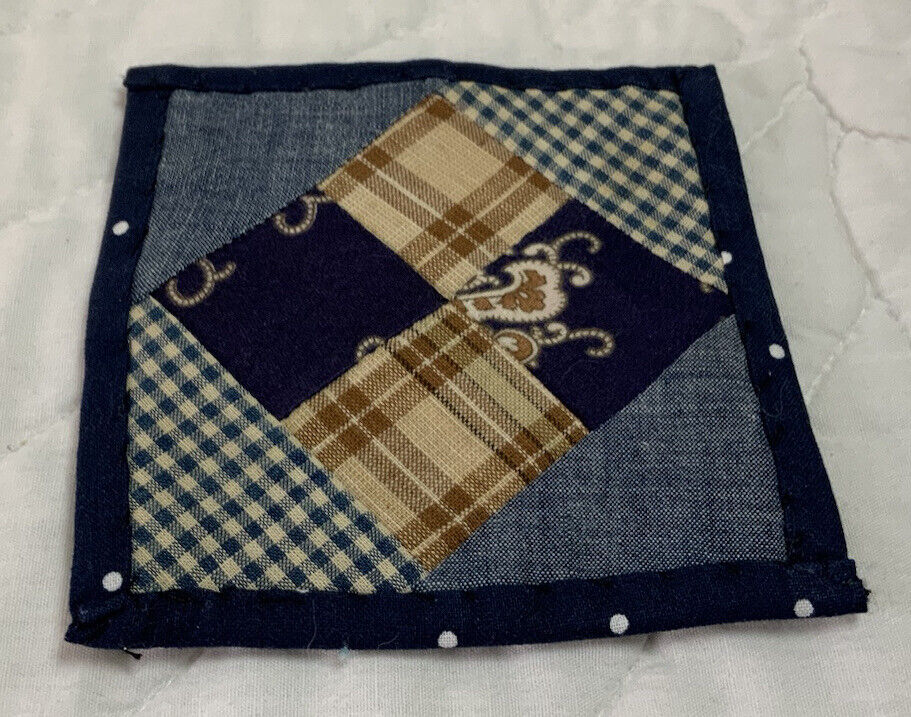 Antique Patchwork Mini Quilt Table Topper