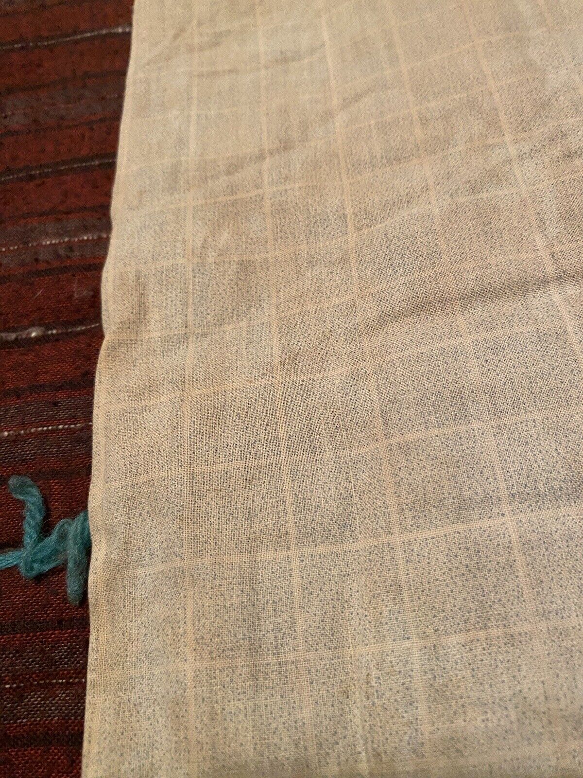 Antique 1900s Hand-Sewn Reversible Comforter Quilt