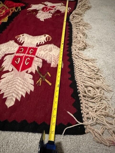 Obrenovic Dynasty Antique Aubusson Tapestry with Coat of Arms