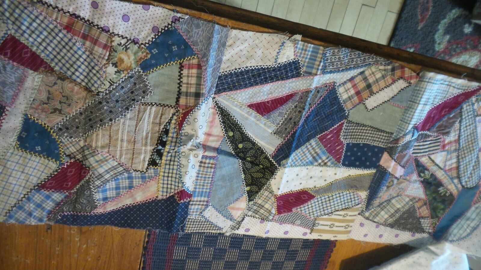 Vintage Quilt Squares Set - Early 1900s Fabric