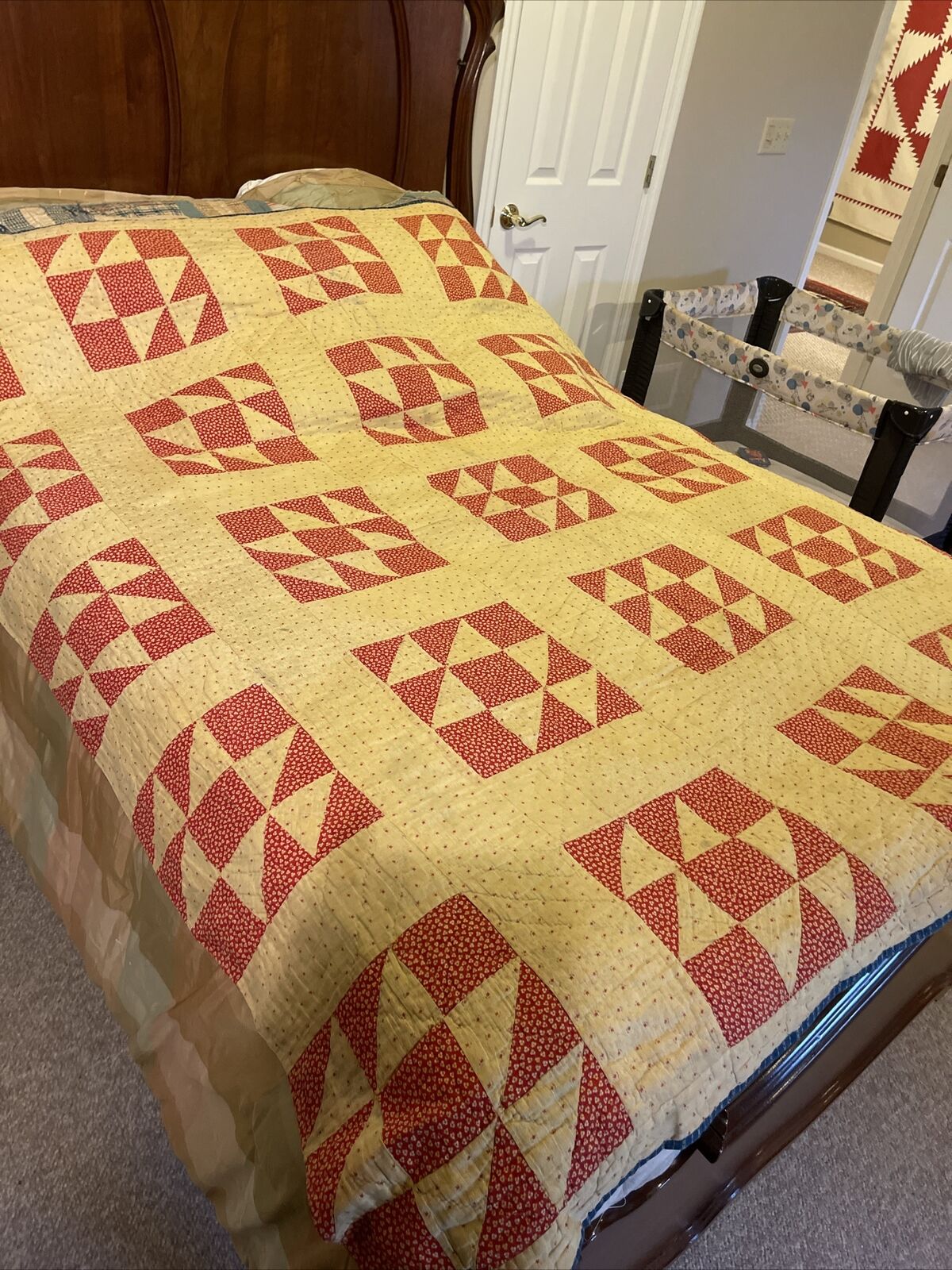 Antique Calico Quilt from Early 1900s Easton Pa