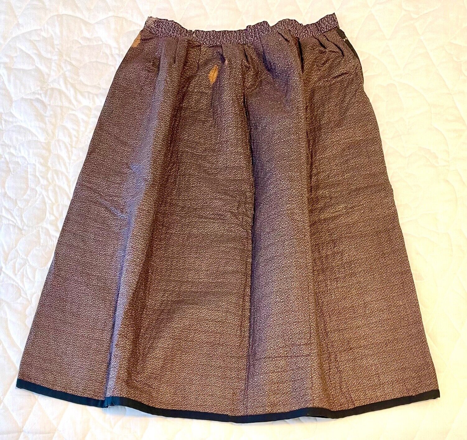 1800s Berks County Antique Quilted Petticoat Skirt