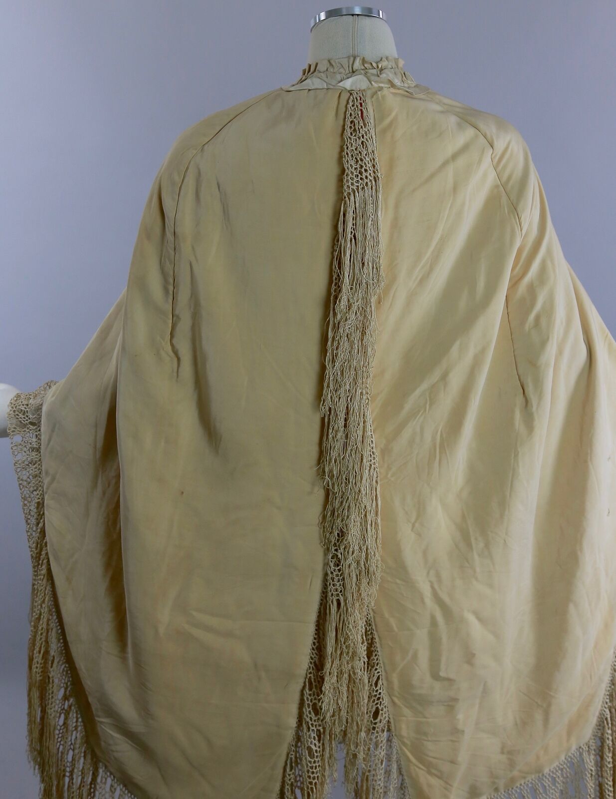 Victorian Ruched Cape with Quilted Lining