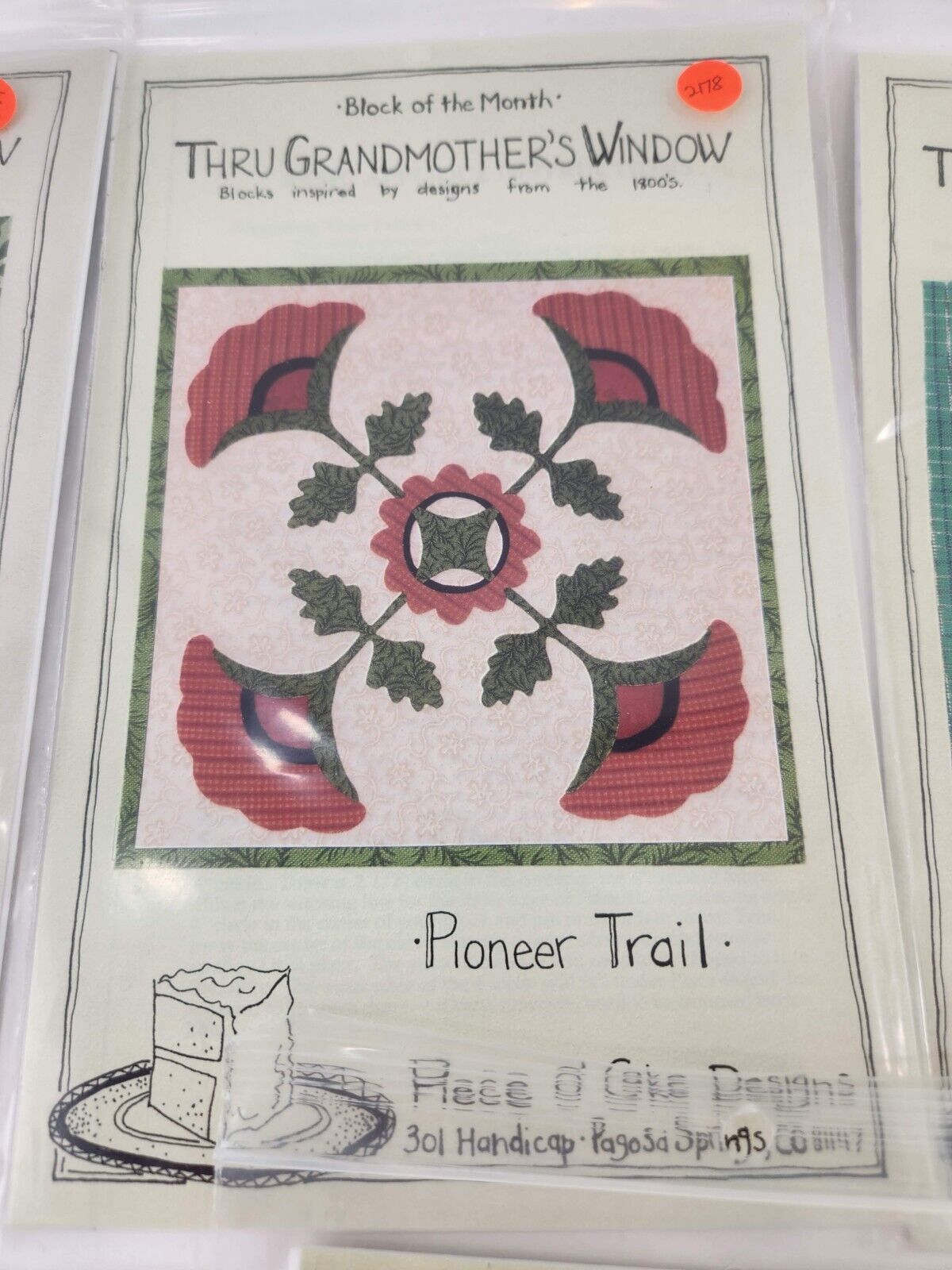 1800s Floral Quilt Patterns - Grandmother's Window