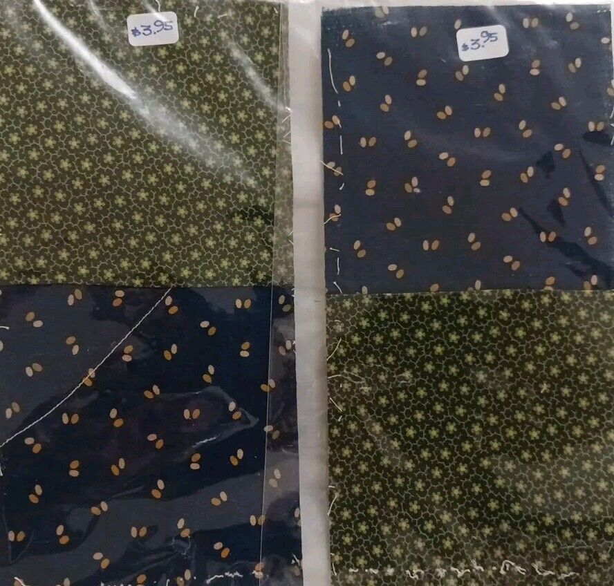 15 Vintage Hand Sewn Orphan Quilt Blocks
