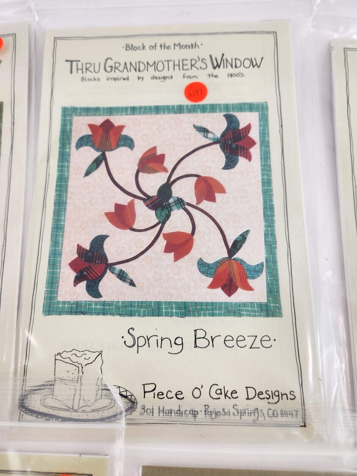 1800s Floral Quilt Patterns - Grandmother's Window