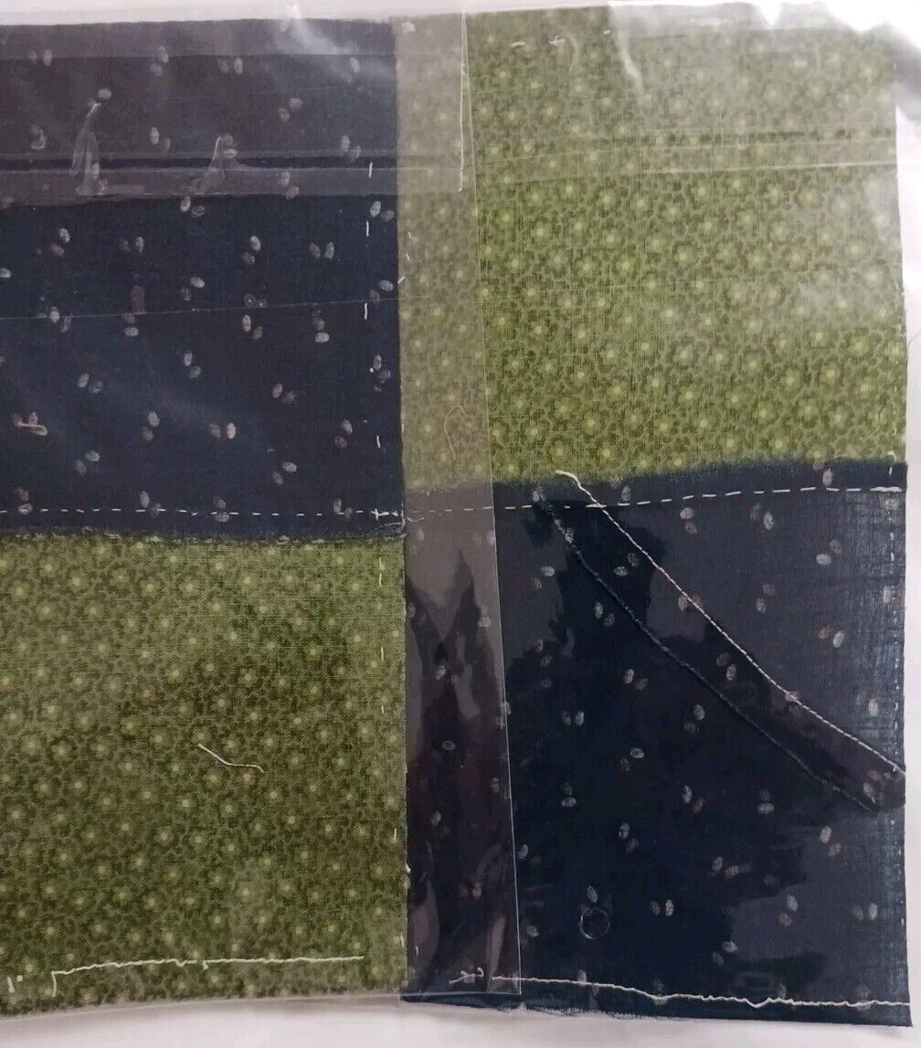 15 Vintage Hand Sewn Orphan Quilt Blocks