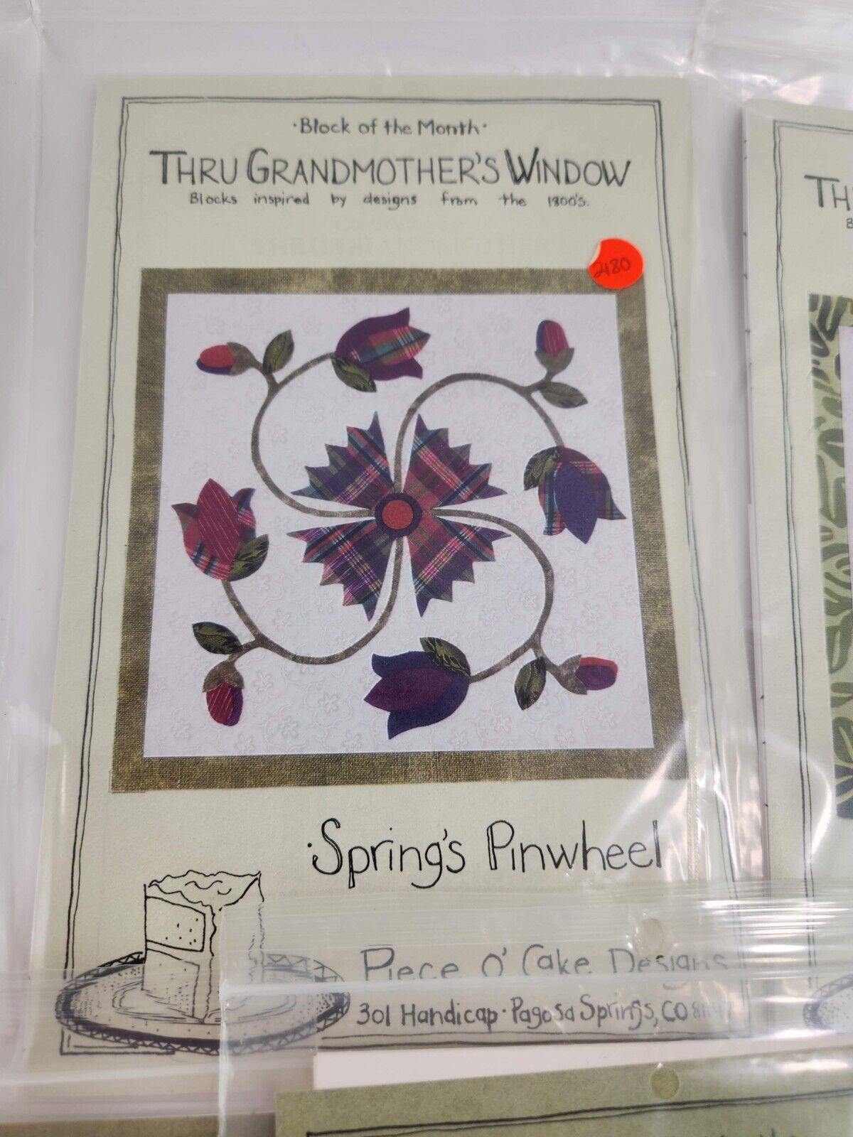 1800s Floral Quilt Patterns - Grandmother's Window