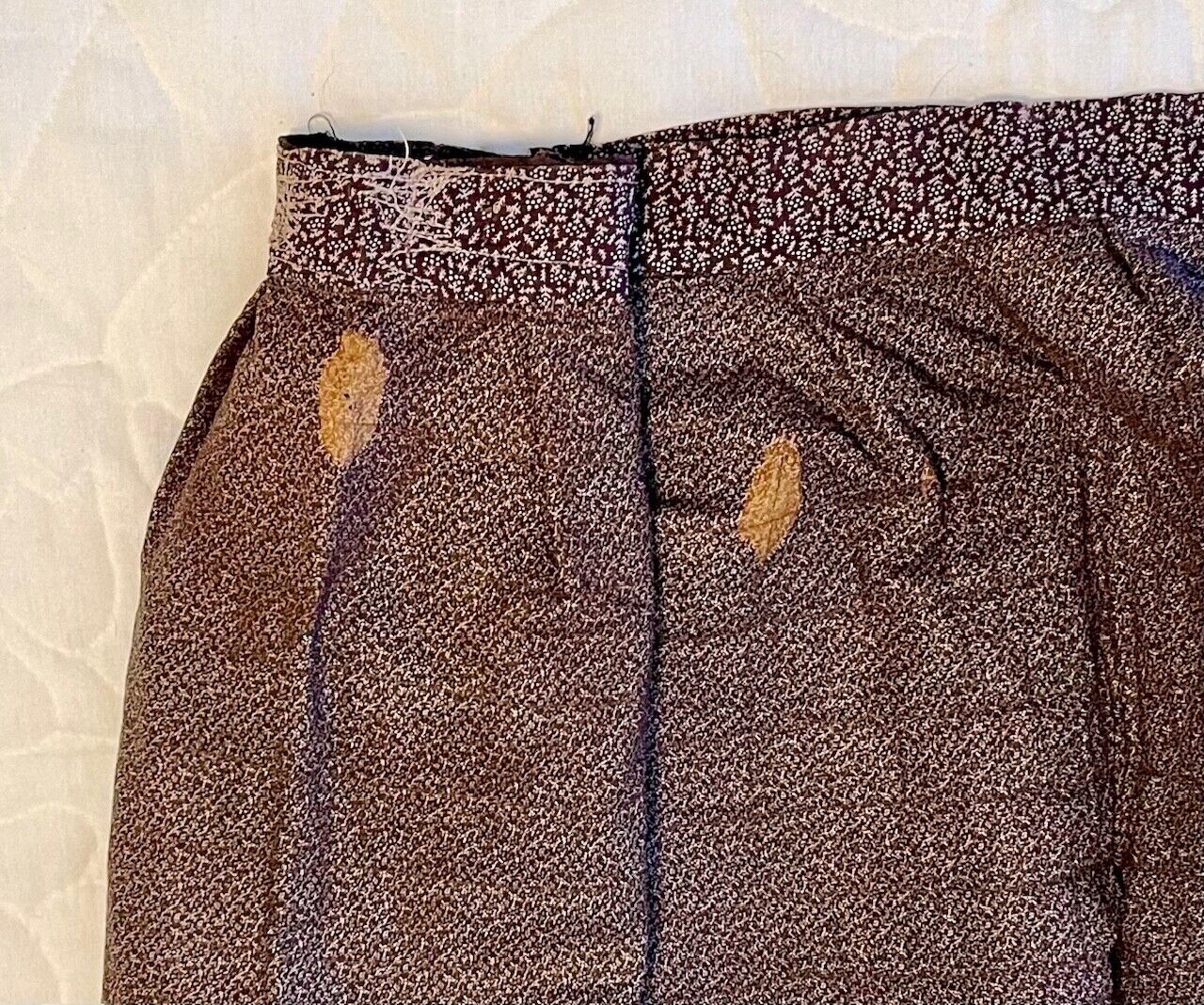 1800s Berks County Antique Quilted Petticoat Skirt