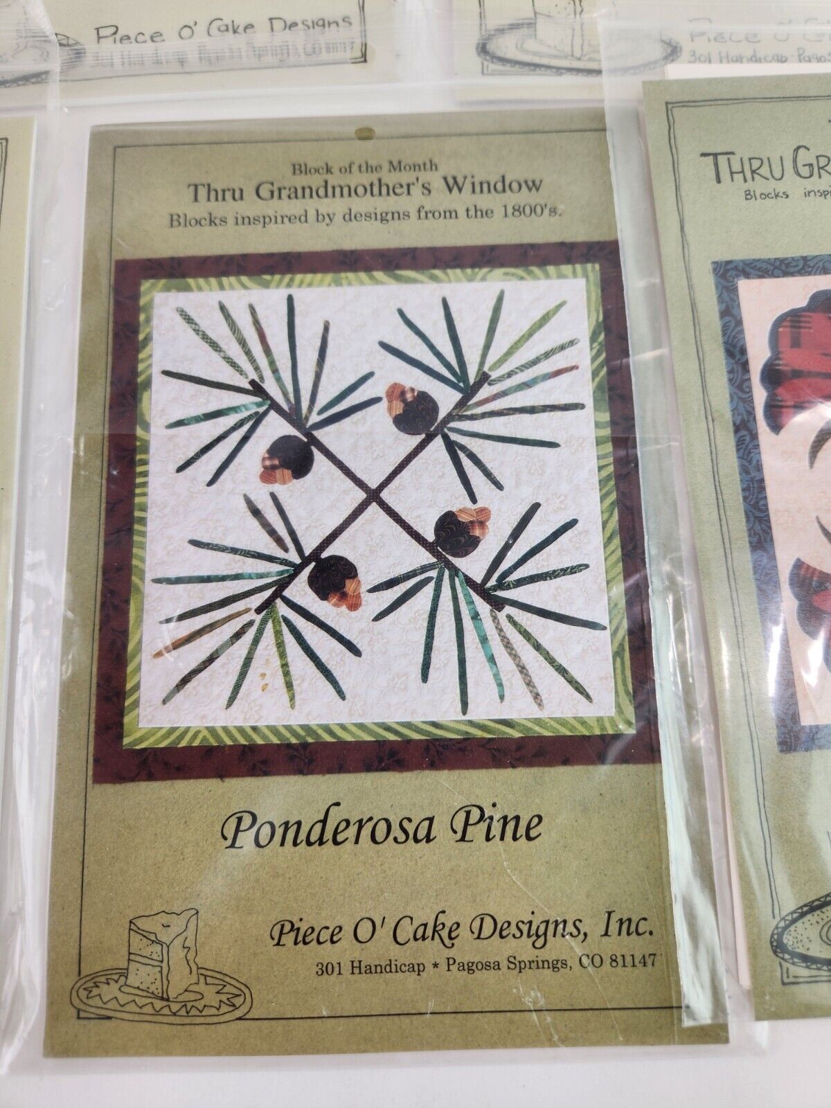 1800s Floral Quilt Patterns - Grandmother's Window