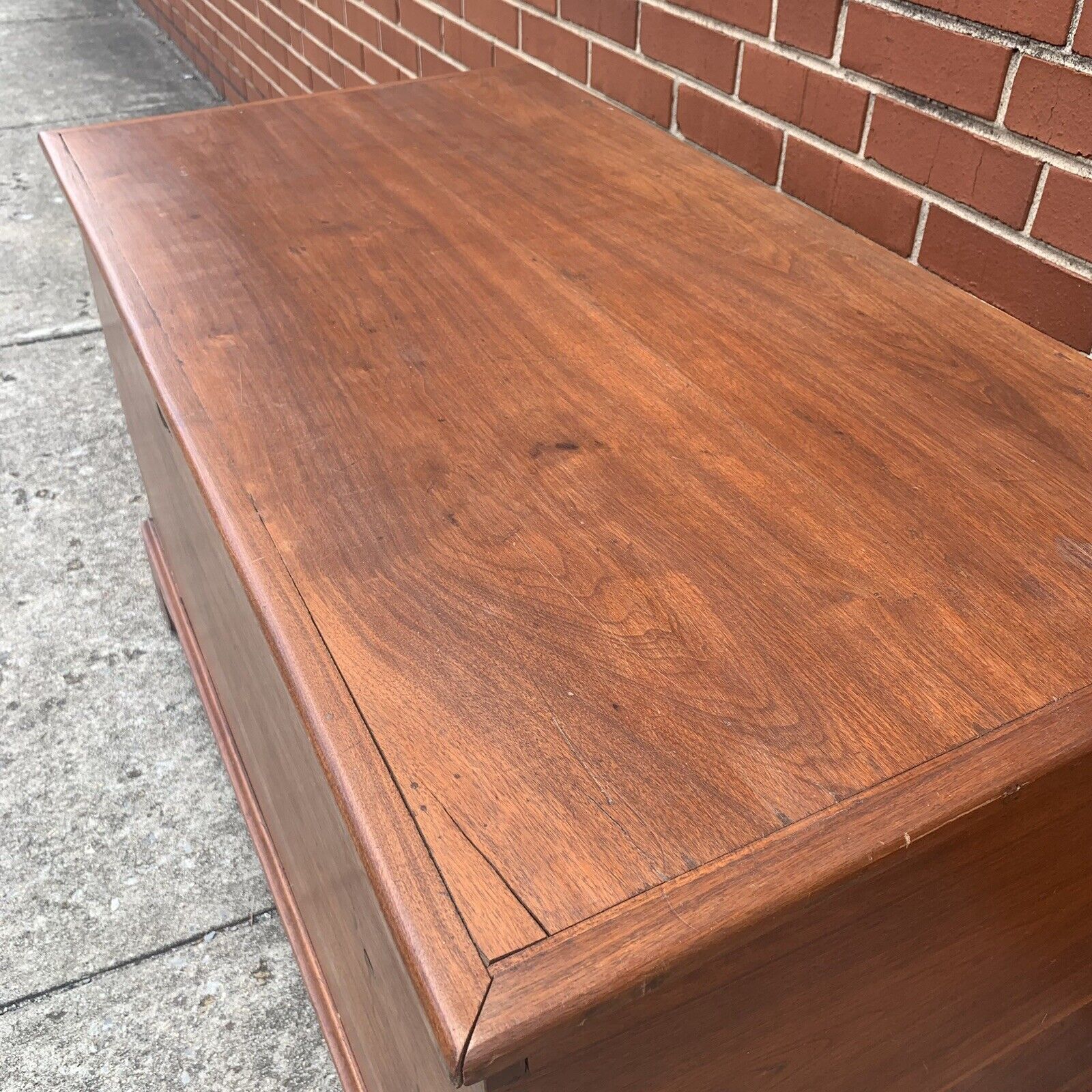 Handmade Late 1800s Solid Wood Hope Chest