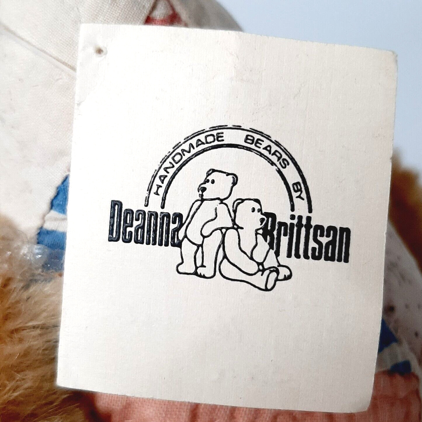 Unique 1800s Mohair Teddy Bear Quilt Piece