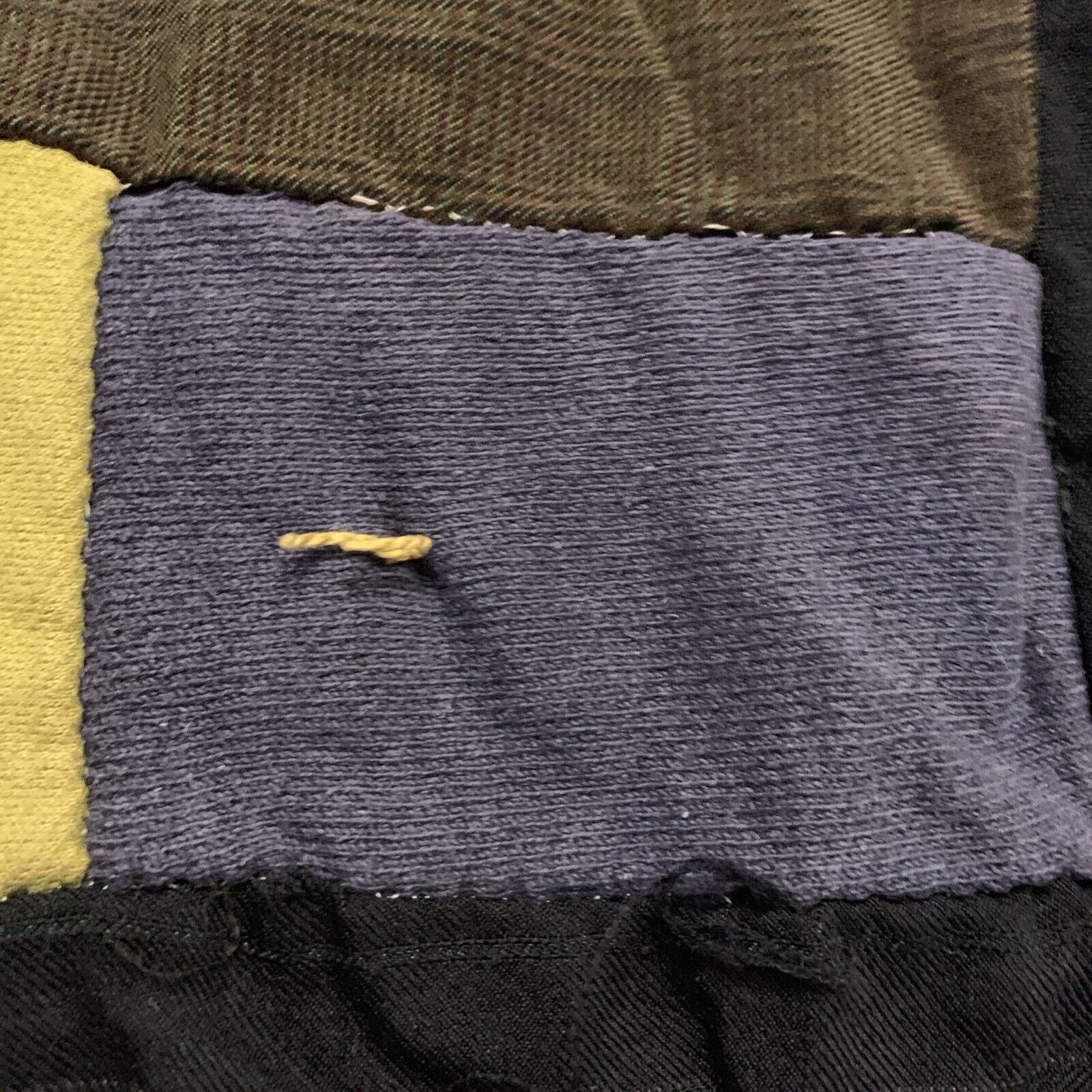 Antique Pennsylvanian Patchwork Hap Blanket, 1800s