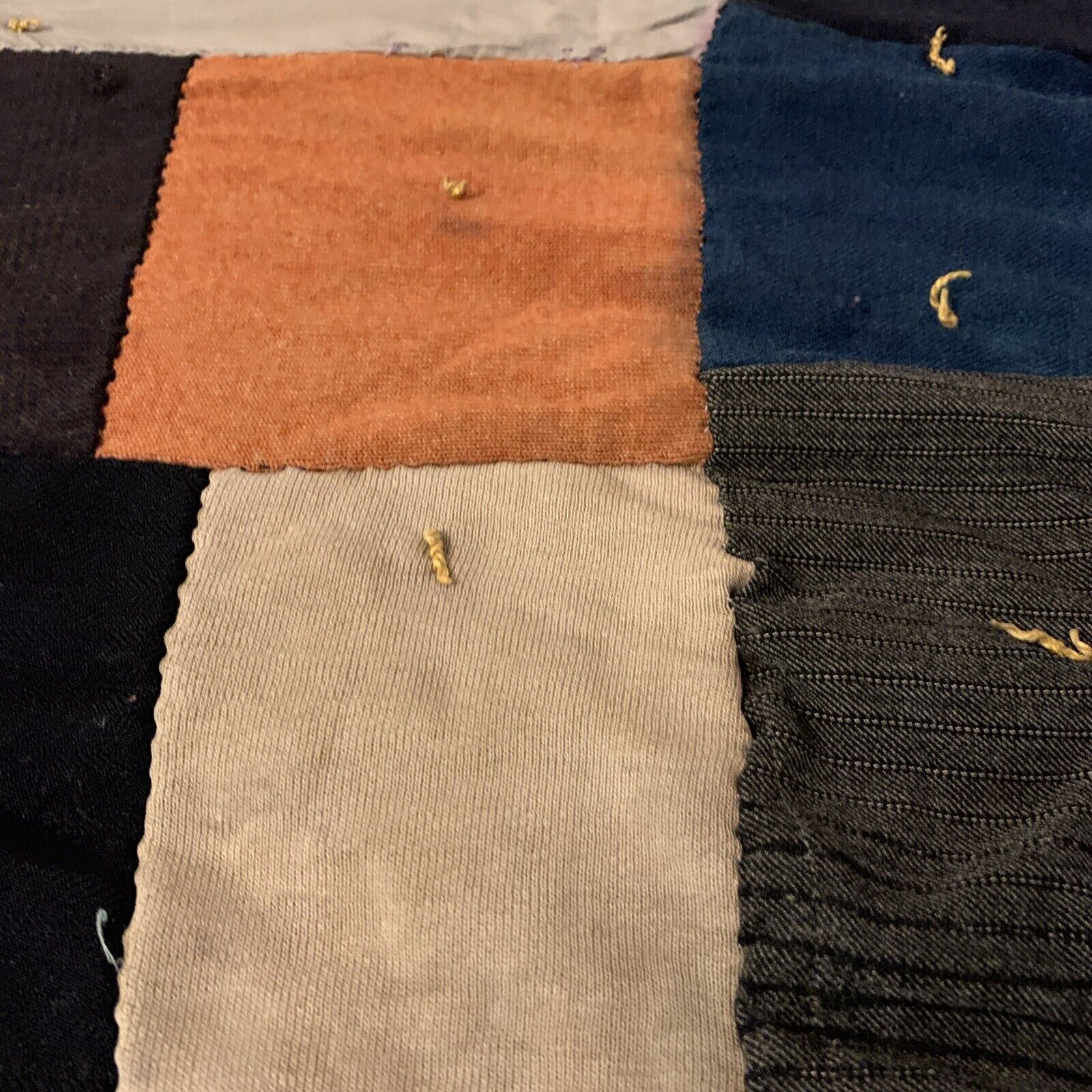 Antique Pennsylvanian Patchwork Hap Blanket, 1800s