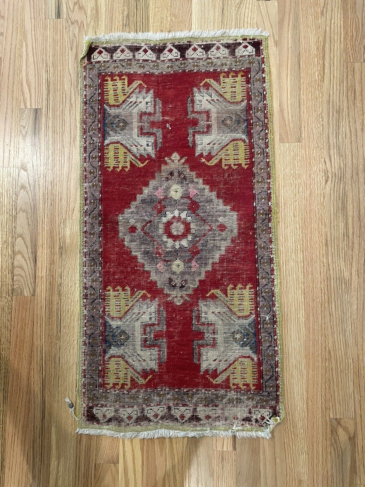 Exquisite Early 1900s Turkish Anatolian Tribal Rug