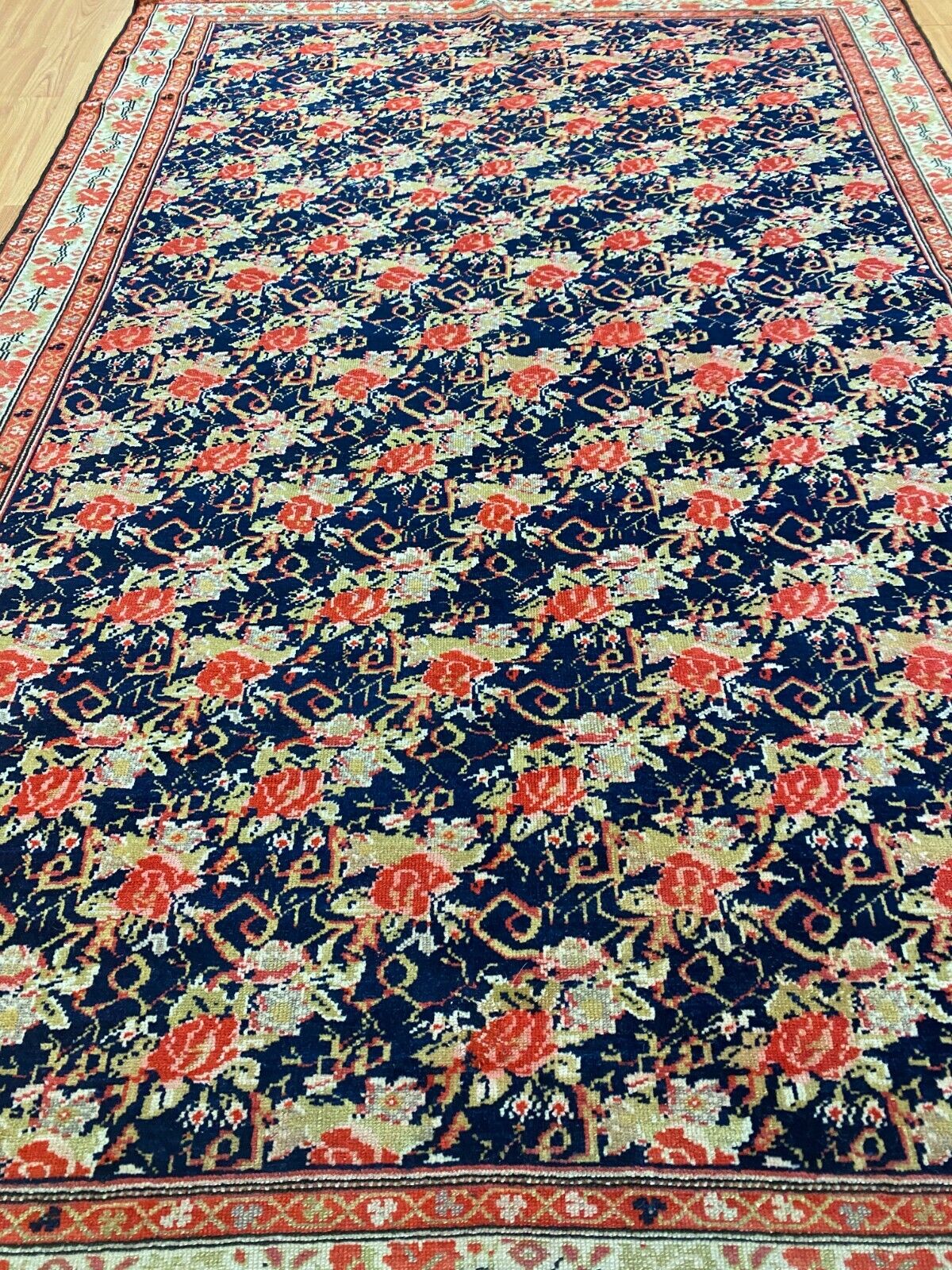 Antique Kurdish Oriental Rug - 4'1 x 6