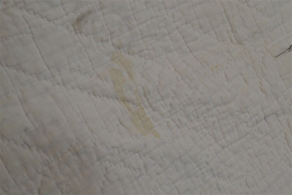 Mid-1800s Pink/Beige Calico Antique Quilt 63x83