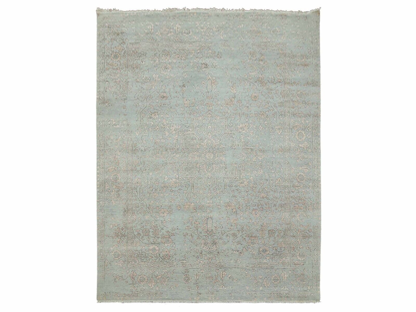 Antique Heriz Collection Ash Gray 9x12ft Rug