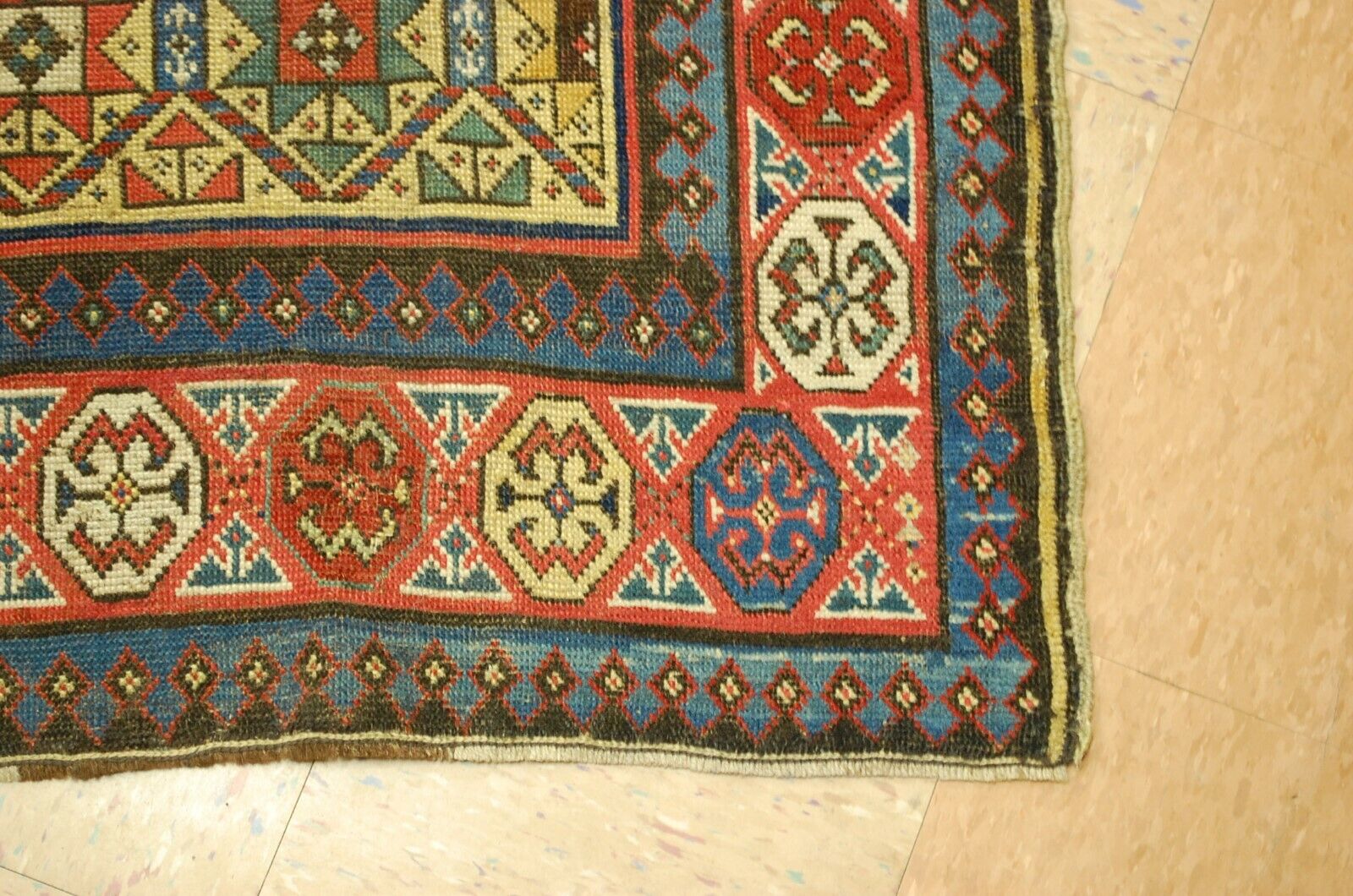 Rare Pre-1900 Caucasian Shirvan Runner Rug