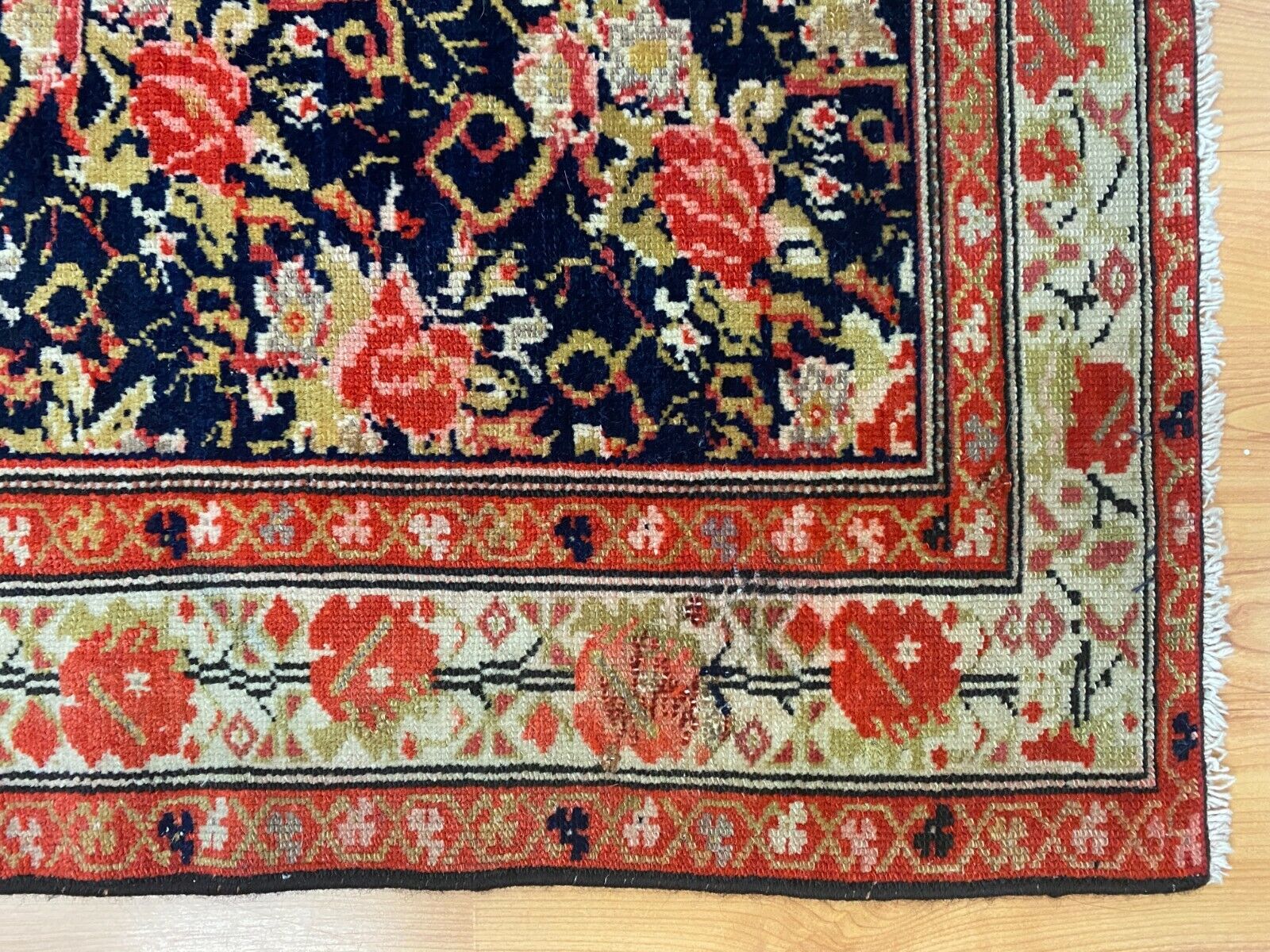 Antique Kurdish Oriental Rug - 4'1 x 6