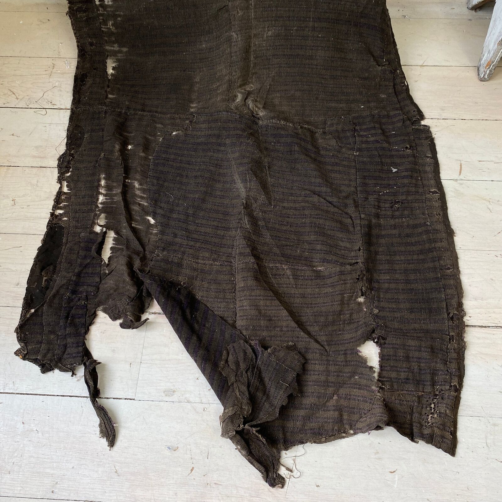 Authentic 17th Century Handwoven Wool Fabric