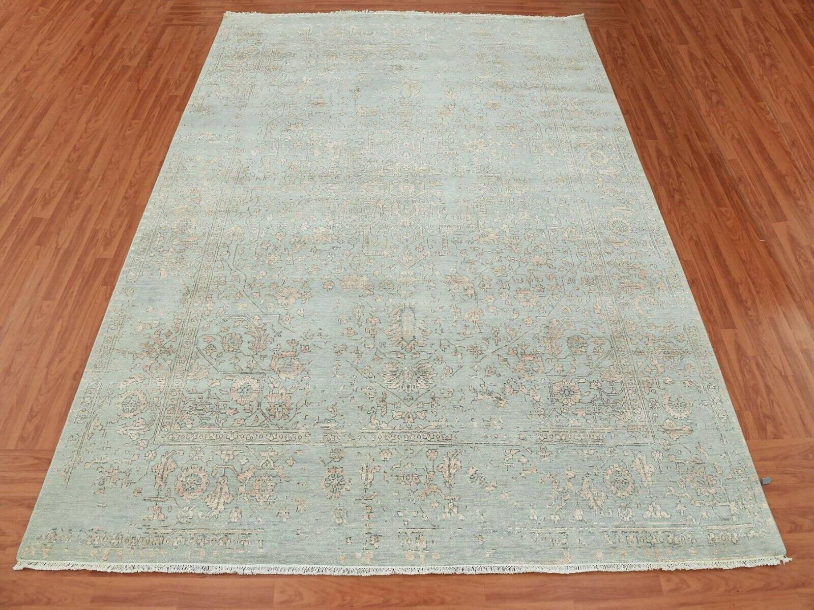 Antique Heriz Collection Ash Gray 9x12ft Rug