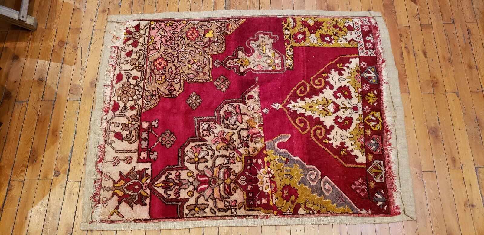 Antique Wool Pile Tribal Rug, Pre-1900s, 3'x4