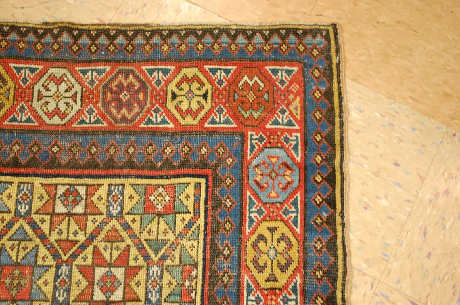 Rare Pre-1900 Caucasian Shirvan Runner Rug