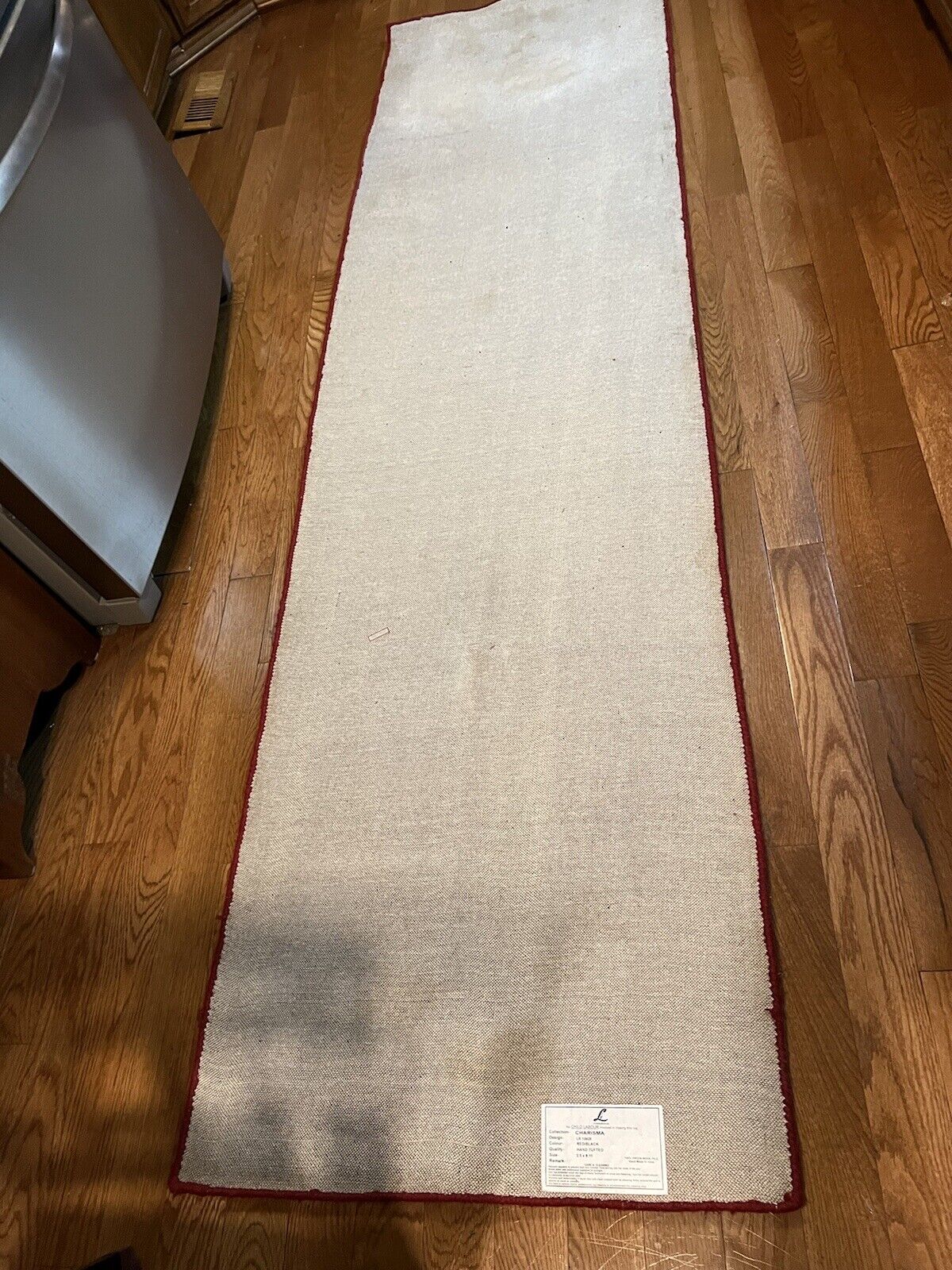 Hand-Knotted Vintage Wool Runner Rug 2.5 X 8.11