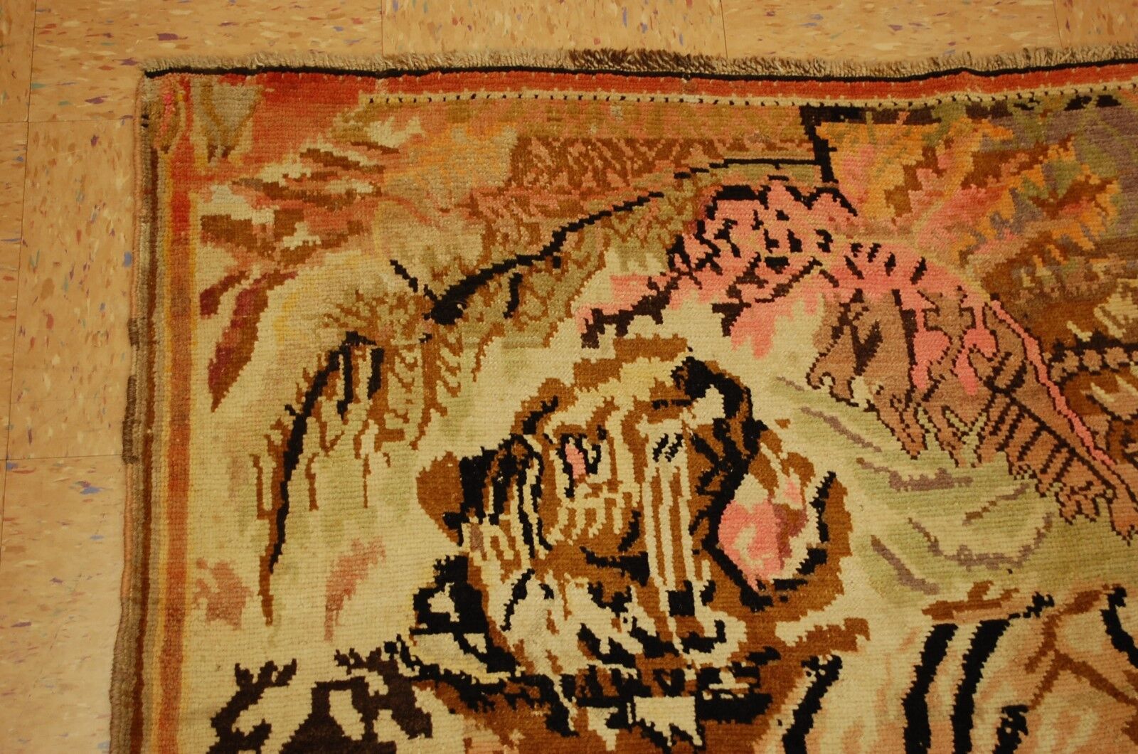 Rare Pre-1900 Caucasian Gharabagh Rug 4.8x7.5