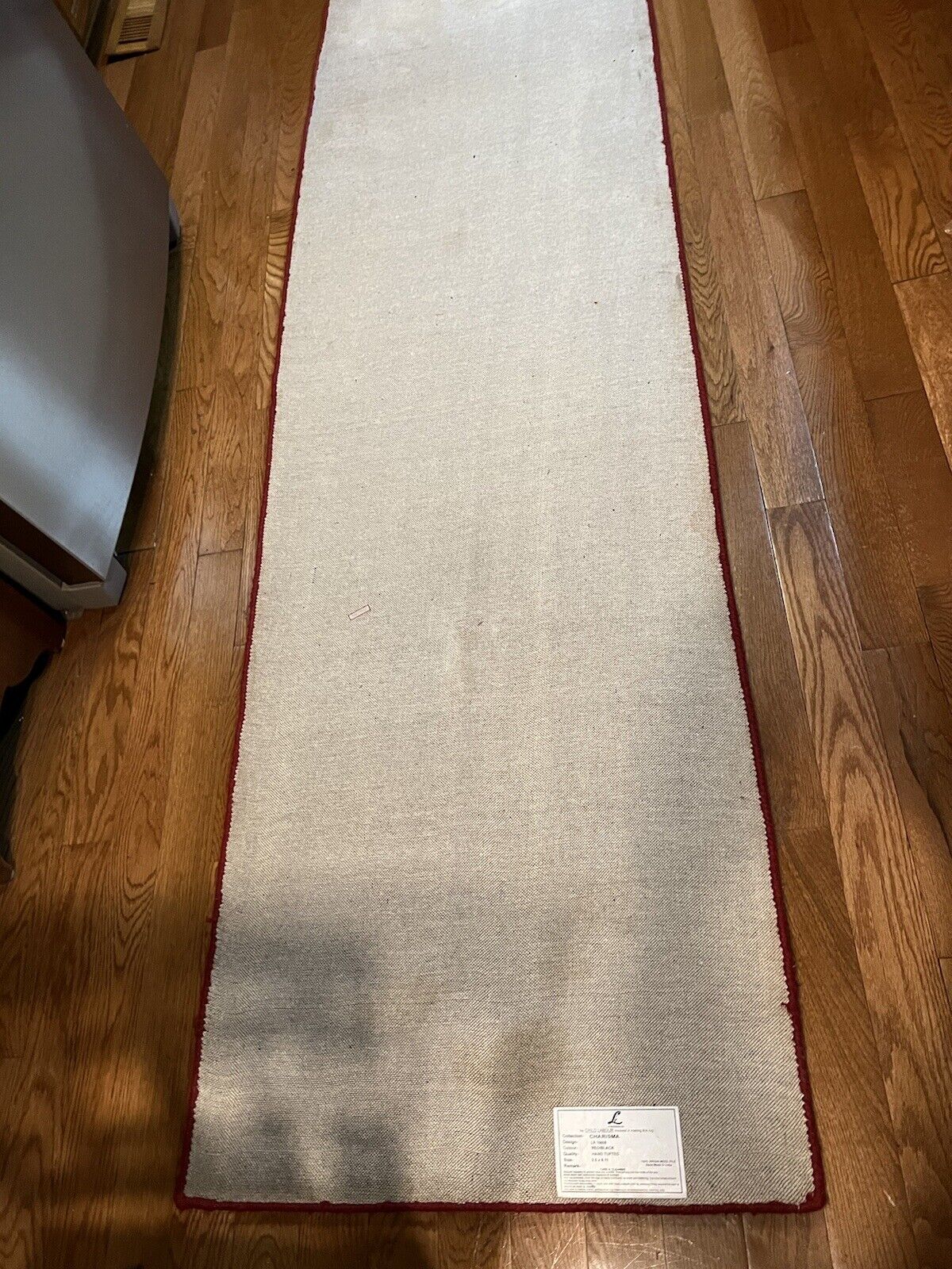 Hand-Knotted Vintage Wool Runner Rug 2.5 X 8.11