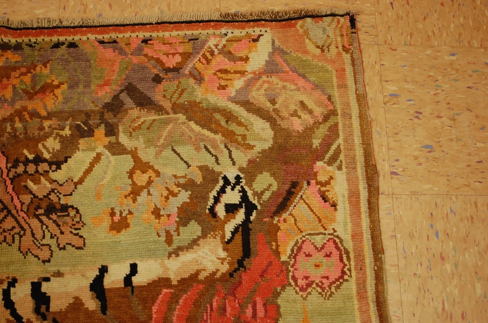 Rare Pre-1900 Caucasian Gharabagh Rug 4.8x7.5