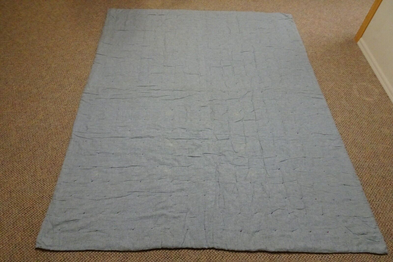 1800s Patchwork Wool Flannel Carriage Blanket Quilt