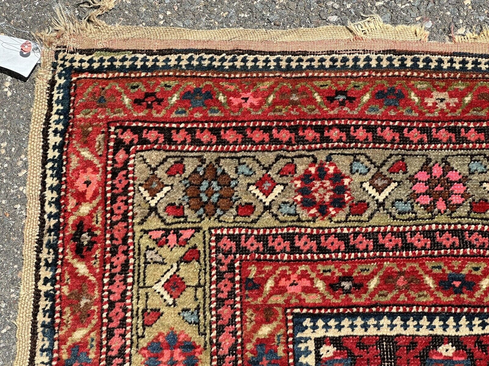 Antique Caucasian Armenian Gharabagh Rug 4.5x8.7