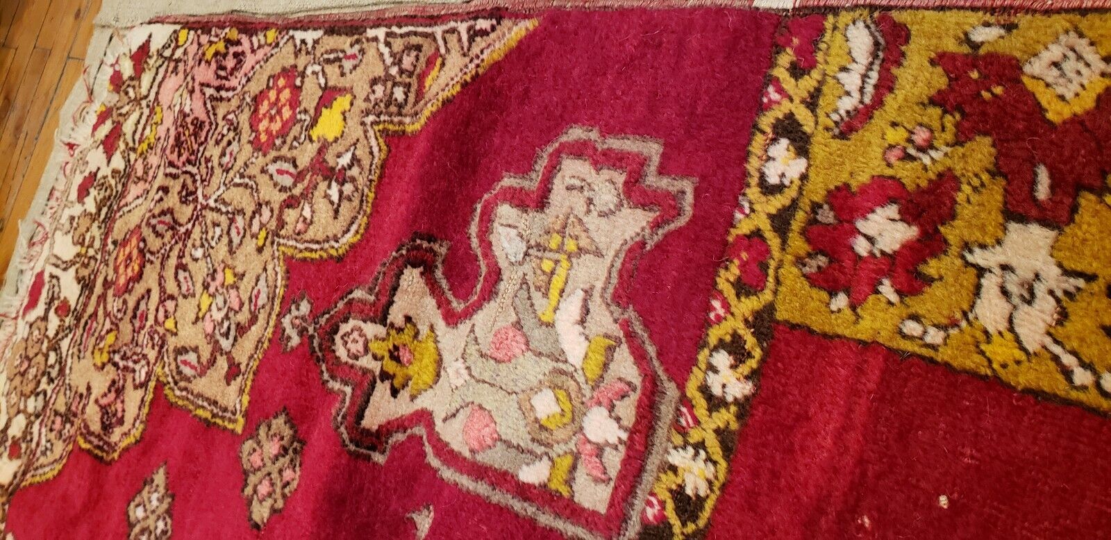 Antique Wool Pile Tribal Rug, Pre-1900s, 3'x4