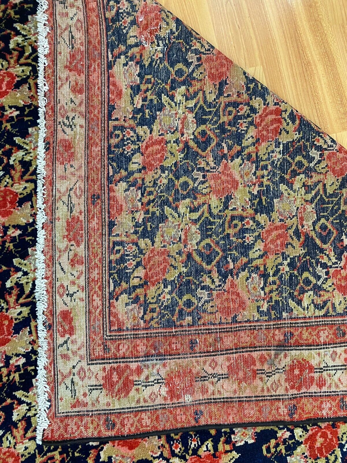 Antique Kurdish Oriental Rug - 4'1 x 6