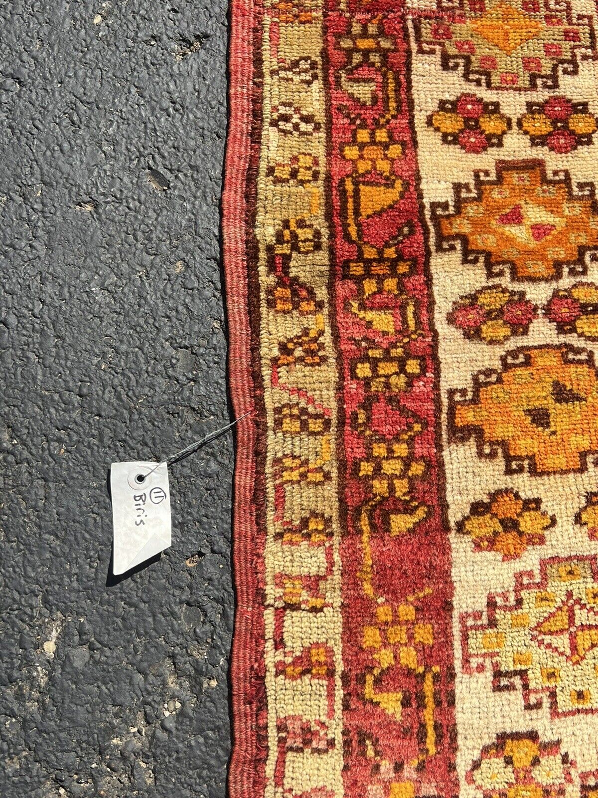 1900s Antique Turkish Konya Village Prayer Rug 60"x42