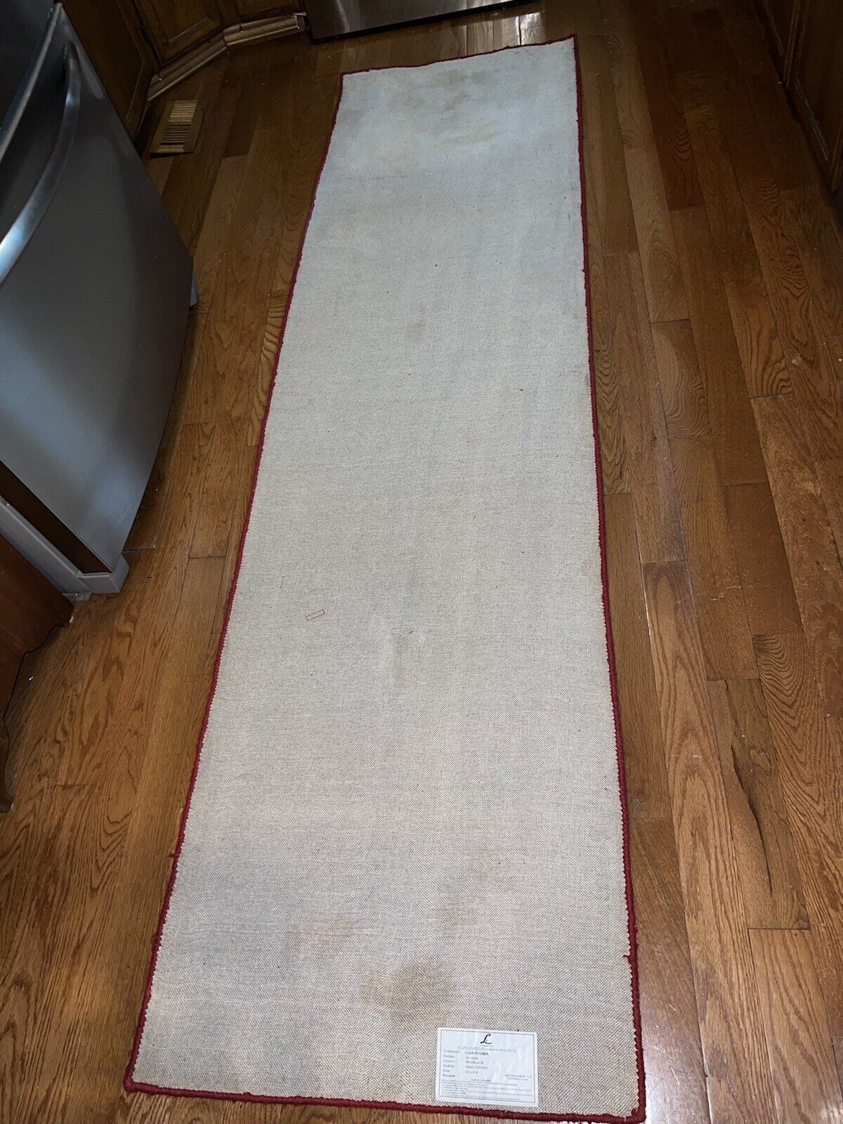 Hand-Knotted Vintage Wool Runner Rug 2.5 X 8.11